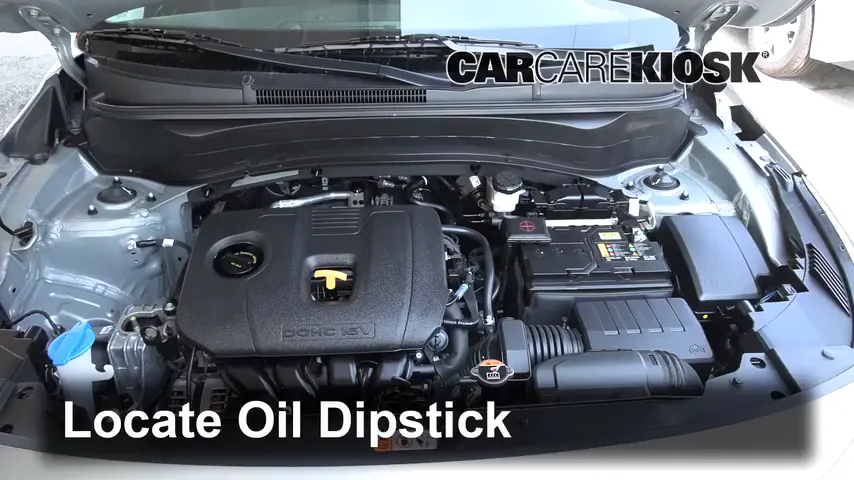 2021 Kia Seltos S 2.0L 4 Cyl. Oil Check Oil Level